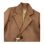 NUPKEET cappotto tinta unita monopetto Cammello per Bambino 4DNK368 CAMMELLO NUPKEET 
