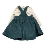 LALALU' completo 2 pezzi shirt-salopette Verde per Neonata SLTL7N VERDE LALALU' 
