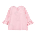 MONNALISA maxi shirt girocollo tinta unita cn stampa  Rosa per Bambina 39D611J ROSA MONNALISA 