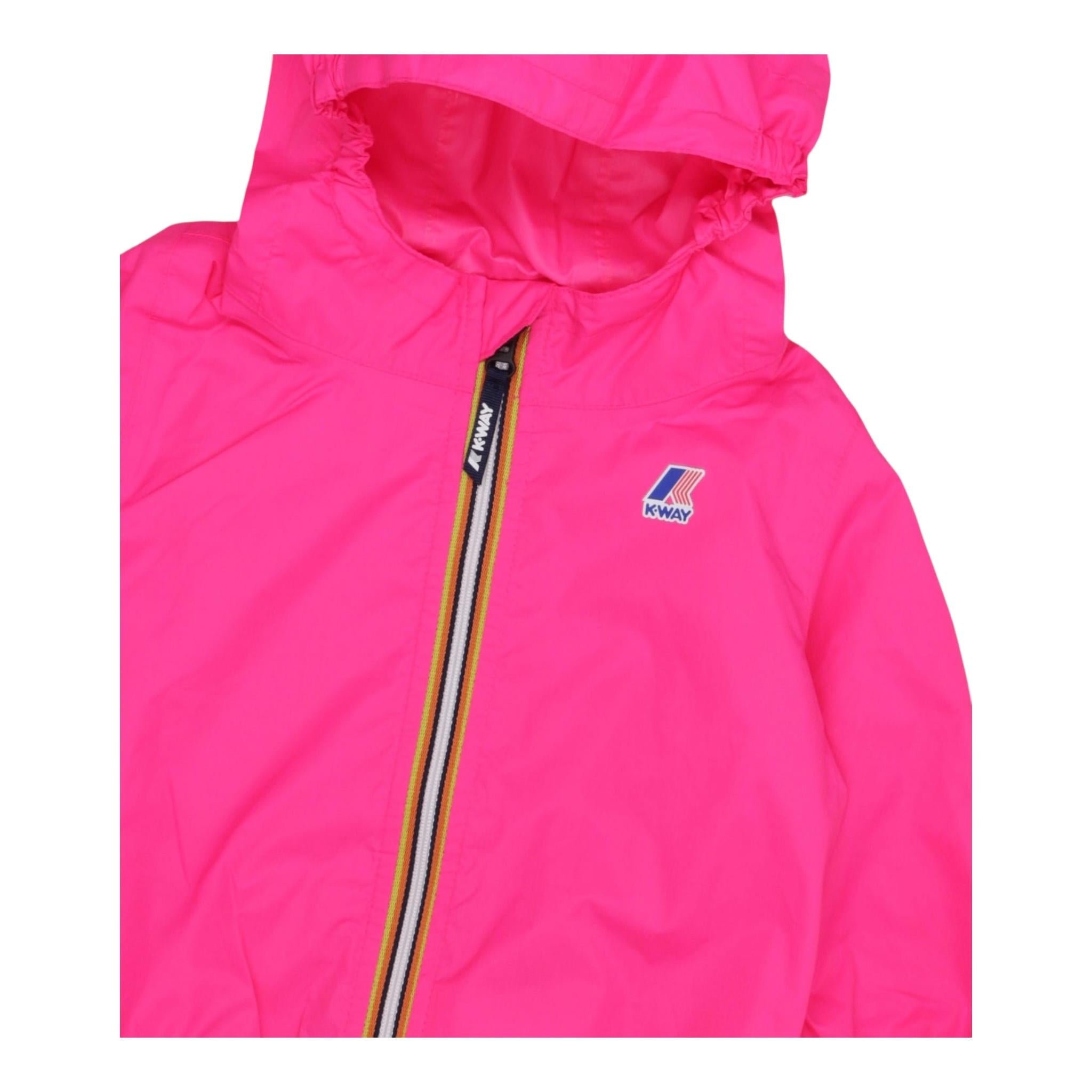 K-Way Giubbino Tinta Unita con Zip E Cappuccio per Neonata K2137XW FUXIA K-WAY 