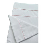 Baby Vip Set 3 Pezzi Lenzuola Tinta Unita per Neonata T1117 BIANCO BABY VIP 