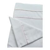 Baby Vip Set 3 Pezzi Lenzuola Tinta Unita per Neonata T1117 BIANCO BABY VIP 