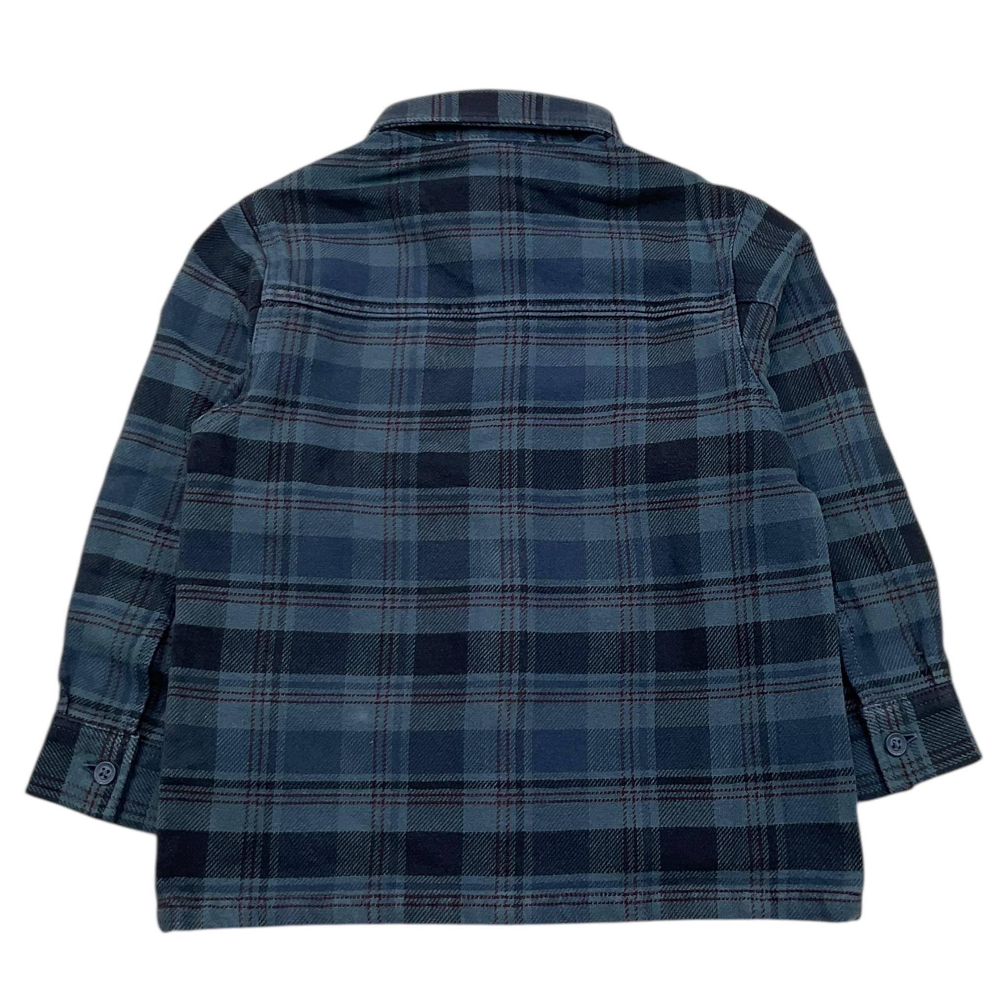 TIMBERLAND camicia manica lunga fantasia quadri Blu per Bambino T60256 BLU TIMBERLAND 