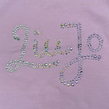 Liu Jo Abito Tinta Unita con Brillantini per Bambina KA5037XXXX LILLA LIU JO 