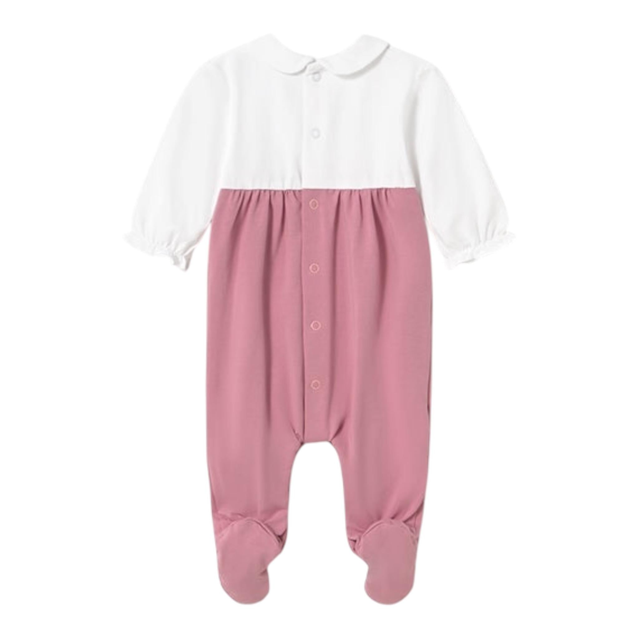 Mayoral Set 2 Tutine Bicolore per Neonata 175156 BIANCO/ROSA MAYORAL 