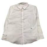 MANUEL RITZ camicia manica lunga con ricamo logo,tinta unita Bianco per Bambino MR1537 BIANCO MANUEL RITZ 