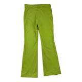 Gaelle Solid Color Pants with Adjustable Waist Acid Green for Girls