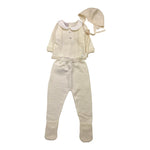 PAZ RODRIGUEZ completo 2pz maglia-ghettina Panna per Neonata 003111836 PANNA PAZ RODRIGUEZ 