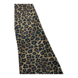 SAINT BARTH leggins tinta unita con fantasia maculata modello a zampa Marrone per Bambina ANRA002 MARRONE SAINT BARTH 