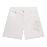 Ermanno Scervino Plain 5 Pocket Shorts White For Girls