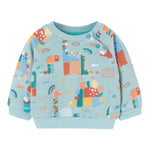 BOBOLI completo felpa-pantalone tinta unita con stampa Verde acqua per Neonato 119124 VERDE ACQUA BOBOLI 