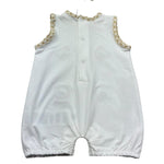 Le Bebe Pagliaccetto Giromanica Tinta Unita per Neonato LBB5283 BIANCO LE BEBE 