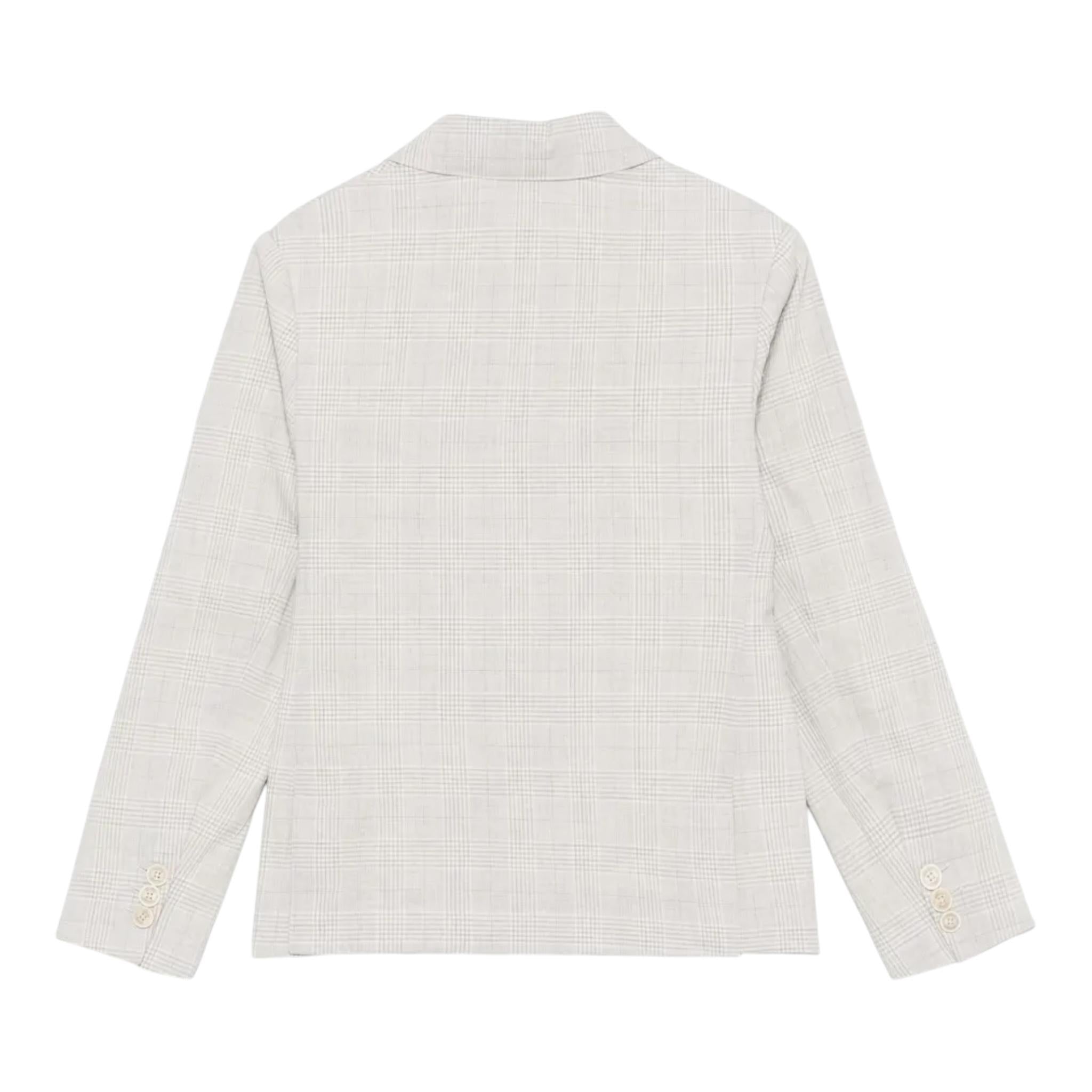 Eleventy Giacca Tinta Unita con Microfantasia per Bambino EW2Q04G0168 GRIGIO ELEVENTY 