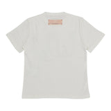 ELISABETTA FRANCHI t-shirt girocollo tinta unita cn billantini e perle Panna per Neonata EFTS202 PANNA ELISABETTA FRANCHI 