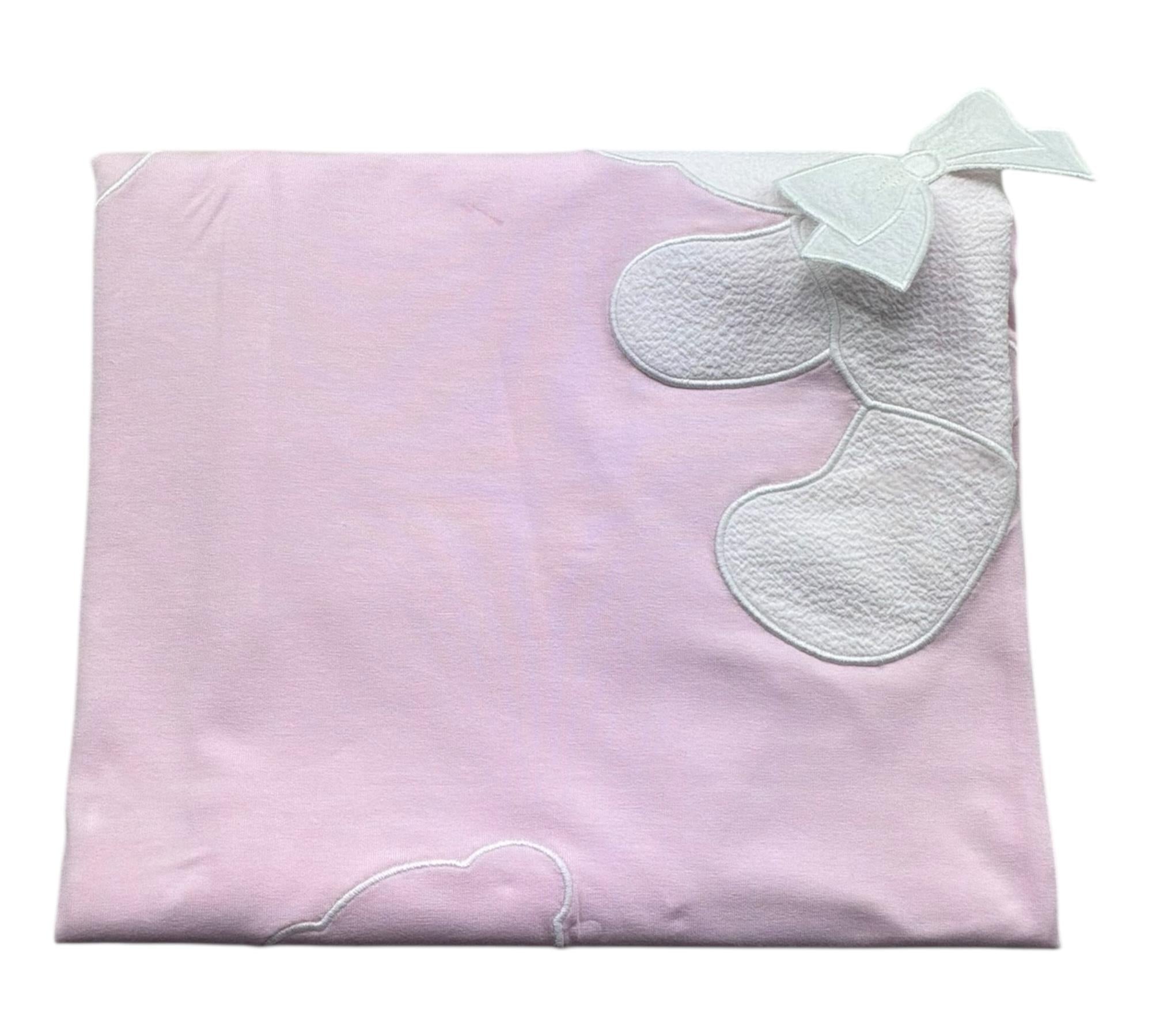 Le Bebe Coperta Tinta Unita  per Neonata LBG6295 ROSA LE BEBE 