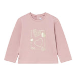 MAYORAL shirt girocollo tinta unita con stampa Rosa per Neonata 116 ROSA MAYORAL 