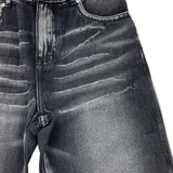 MOSCHINO jeans tinta unita con girovita regolabile Nero per Bambino HUP08O NERO MOSCHINO 