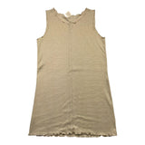 Caffe' D'Orzo Solid Gold Sleeveless Tank Top For Girls