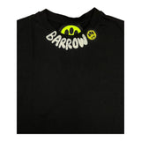 Barrow Kids Solid Color Crew Neck T-Shirt With Print Black For Boys