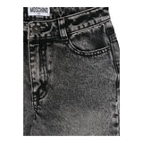 MOSCHINO jeans tinta unita con 5 tasche Nero per Bambina HAP069XX NERO MOSCHINO 
