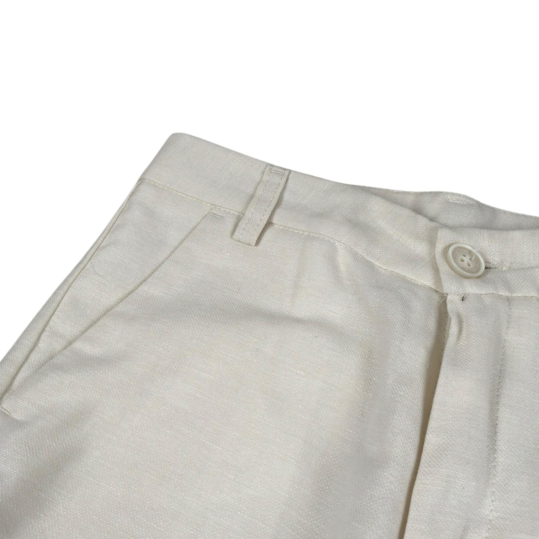 Emanuel Pris Pantalone Tinta Unita con Girovita Regolabile per Bambino EPT6243R PANNA EMANUEL PRIS 