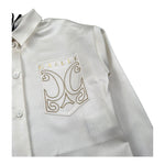 Gaelle Camicia Manica Lunga Tinta Unita con Strass per Bambina 2745CY00360XX AVORIO GAELLE 