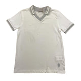 Eleventy Polo Mezza Manica con Colletto In Contrasto per Bambino EU8P01 BIANCO ELEVENTY 