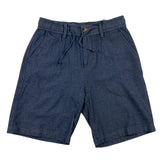 Dan John Bermuda Solid Color Elastic Waist Blue For Boys