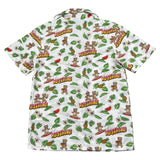 Moschino Camicia Mezza Manica Tinta Unita con Stampe per Bambino MUX01X BIANCO MOSCHINO 