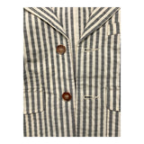 Zhoe &amp; Tobiah Cream Striped Solid Color Jacket For Baby