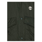 Timberland Smanicato Tinta Unita con Logo per Bambino T60480 VERDE TIMBERLAND 