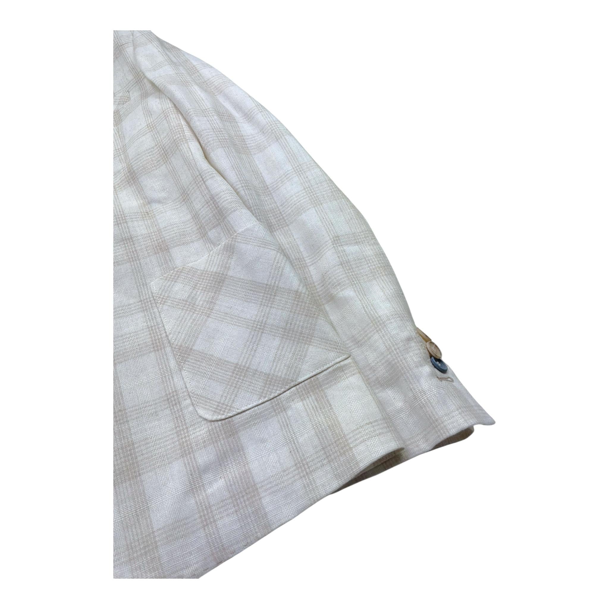 Manuel & Frank Giacca Tinta Unita con Fantasia A Righe per Bambino MF6266R PANNA MANUEL & FRANK 