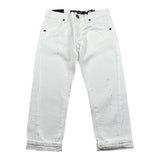 Patriot Pantalone tinta unita con Strappi Bianco per Bambino PB04 BIANCO PATRIOT 