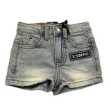 Iceberg Bermuda In Denim Tinta Unita con Girovita Regolabile per Neonato BMICE5100B AZZURRO ICEBERG 