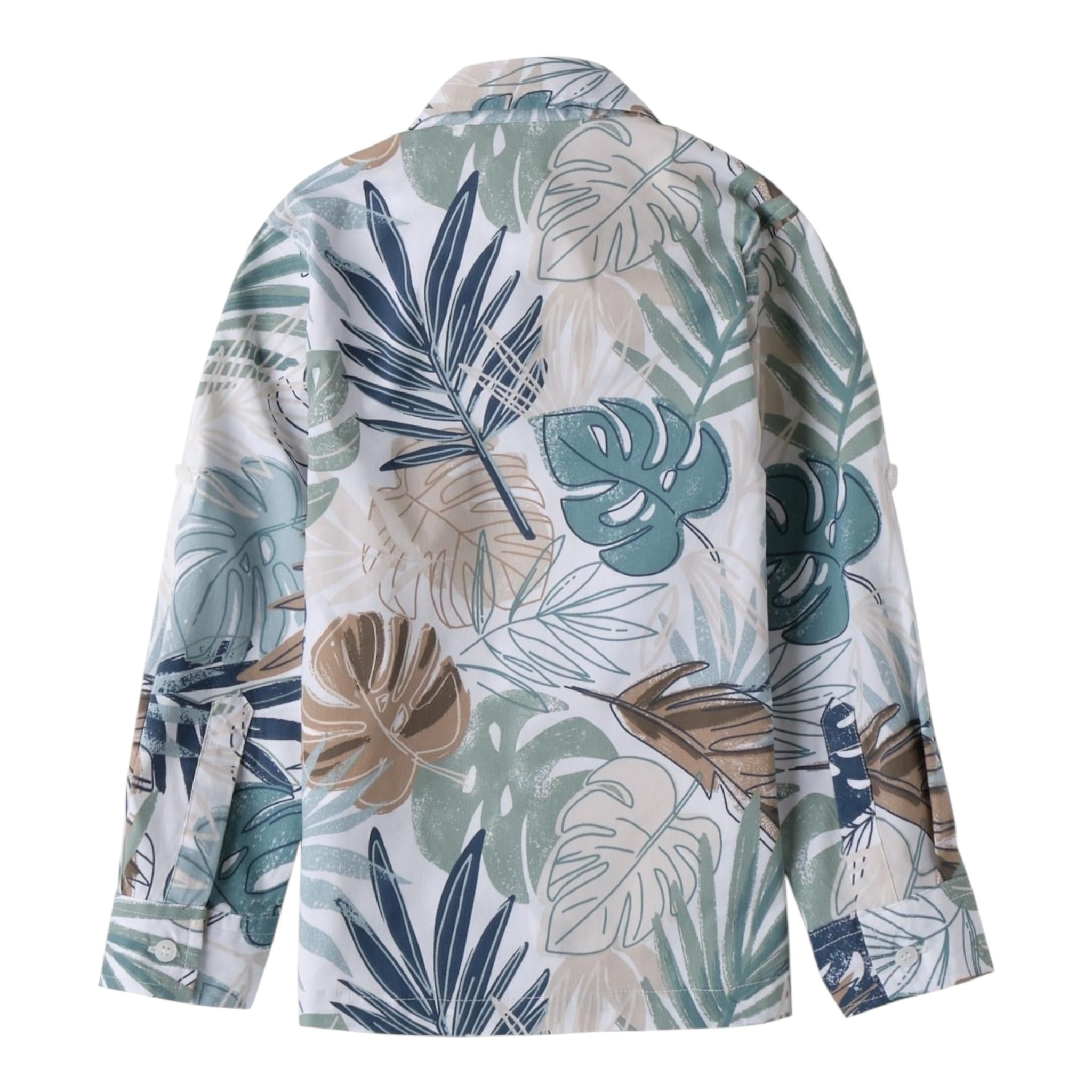 Sarabanda Camicia Manica Lunga Stampa Fantasia per Bambino 0B133 BIANCO SARABANDA 