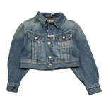 Replay Giubbino In Denim Tinta Unita con Bottoni per Bambina SG8Z1 BLU REPLAY 