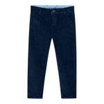 BOBOLI pantalone tinta unita con girovita regolabile Blu per Bambino 737096 BLU BOBOLI 