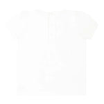 Moschino T-Shirt Girocollo Tinta Unita con Stampa per Neonata MDM03M BIANCO MOSCHINO 