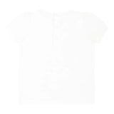 Moschino T-Shirt Girocollo Tinta Unita con Stampa per Neonata MDM03M BIANCO MOSCHINO 
