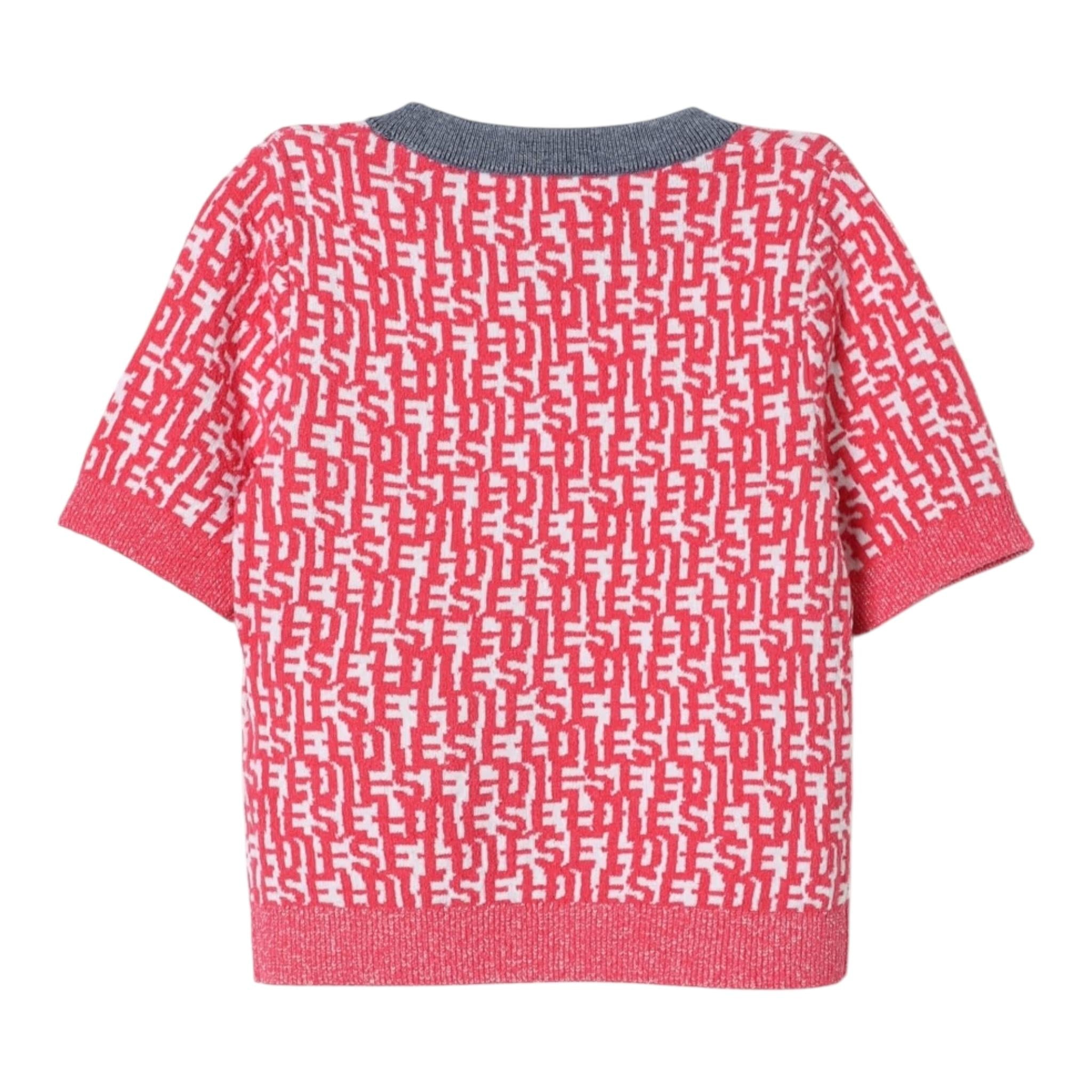 DIESEL t-shirt in maglia logata Fuxia per Bambina J01835 FUXIA DIESEL 