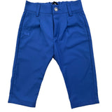 Daniele Alessandrini Solid Color Pants with Elastic Waist Blue for Newborn