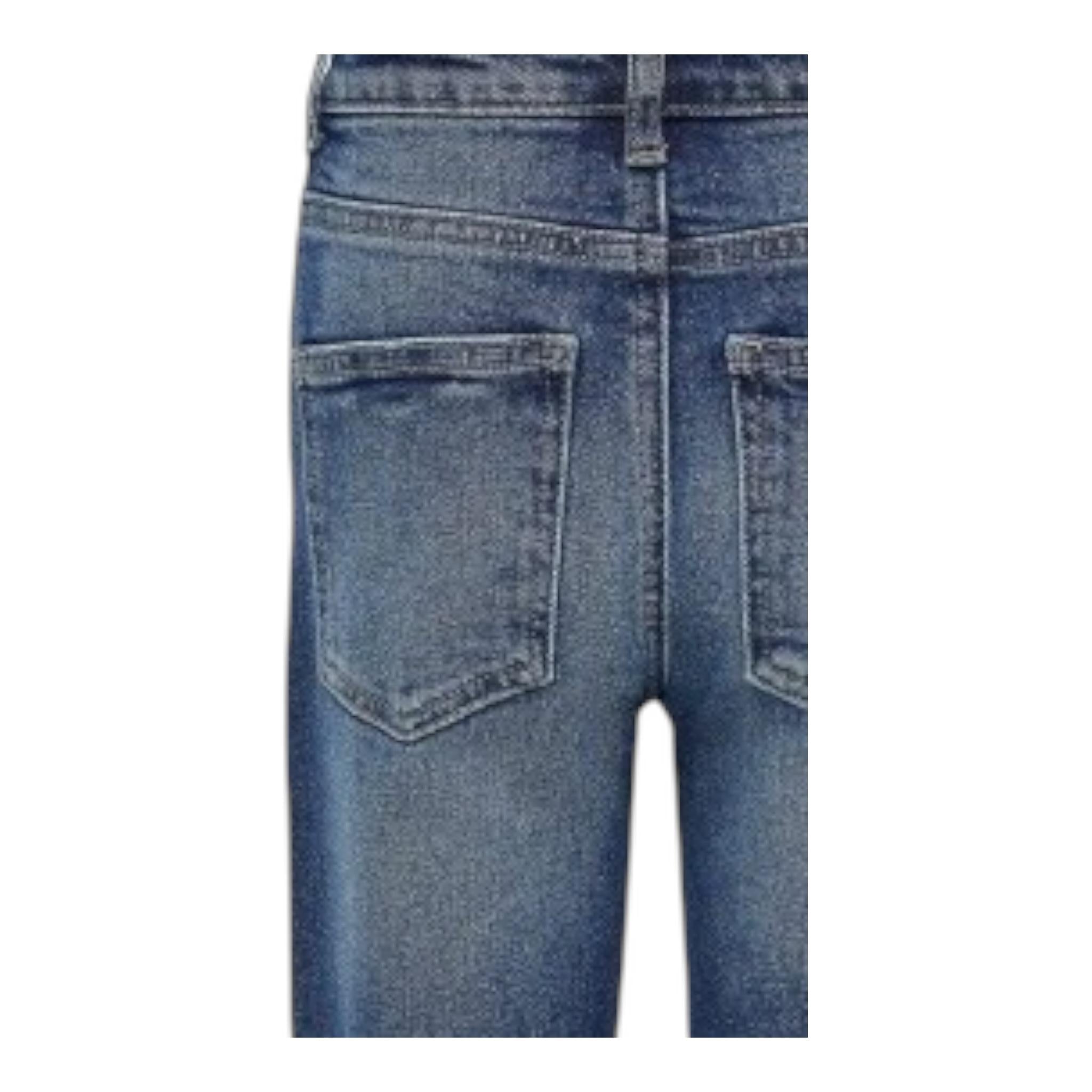 ONLY jeans tinta unita con girovita regolabile Blu per Bambina 15264774 BLU ONLY 