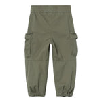 Name It Pantalone tinta unita con Elastico In Vita Verde per Bambino 13224967 VERDE NAME IT 