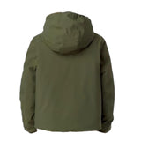 K-WAY giubbino reversibile bicolore con cappuccio Verde/beige per Bambino K71337WXX VERDE/BEIGE K-WAY 