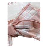 NANAN coperta bicolore con stampa scozzese Bianco/rosa per Neonata I24497R BIANCO/ROSA NANAN 