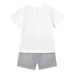 Mayoral Completo 2 Pezzi T-Shirt-Bermuda per Bambino 1253 BIANCO MAYORAL 