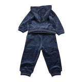 CARRE'MENT BEAU completo 2pz felpa-pantalone tinta unita Blu per Neonata Y08096 BLU CARRE'MENT BEAU 