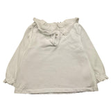 ZHOE & TOBIAH shirt tinta unita con colletto Bianco per Neonata BSS4 BIANCO ZHOE & TOBIAH 