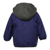 K-WAY giubbino tinta unita con cappuccio in contrasto Blu per Neonato K61157W BLU K-WAY 