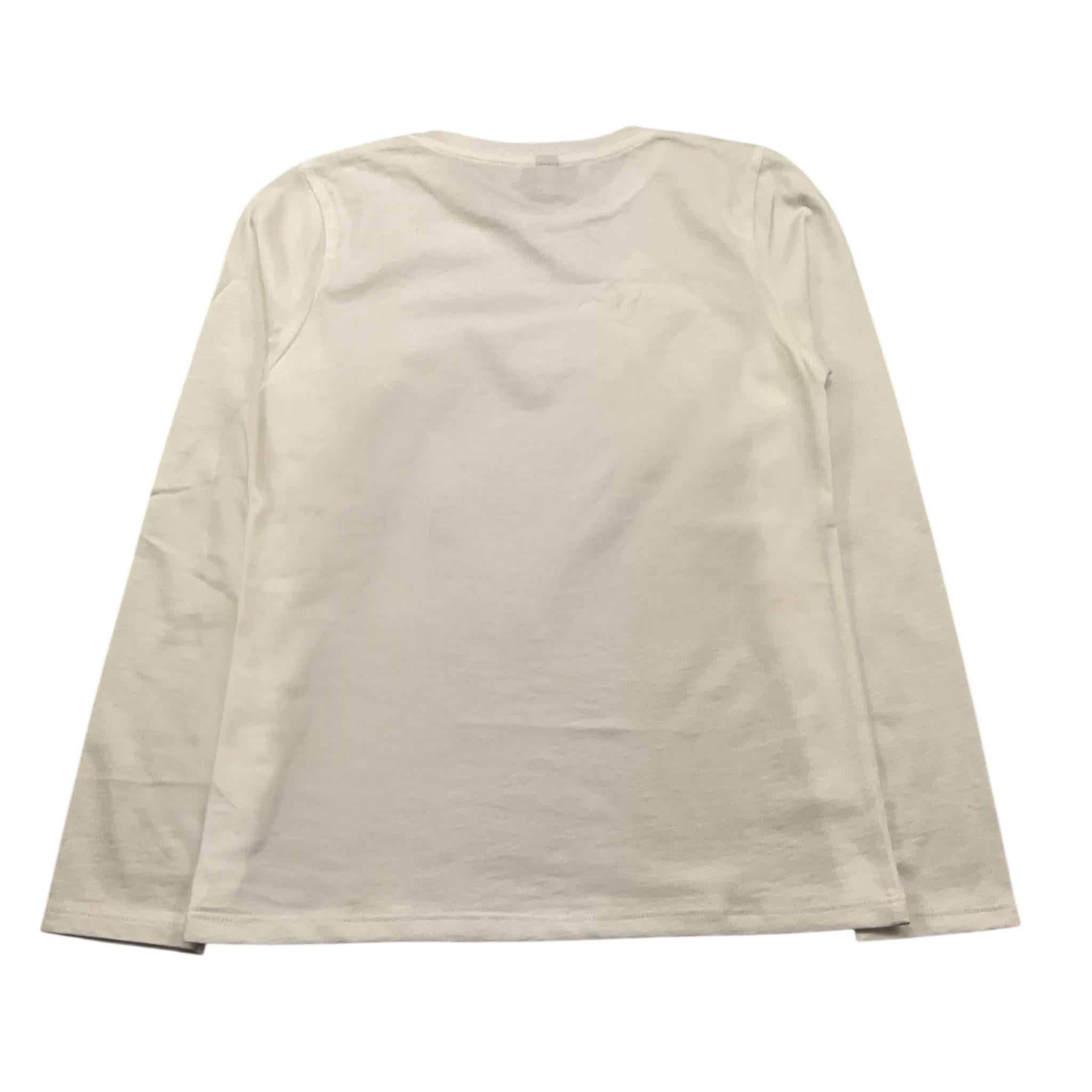 DIXIE shirt girocollo tinta unita con stampa  Panna per Bambina ML28030G67 PANNA DIXIE 